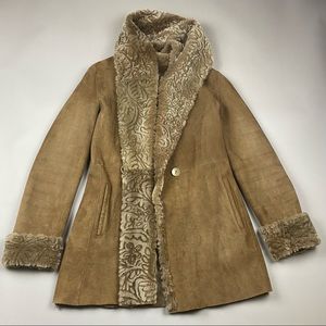 Blue Duck Shearling Suede Coat